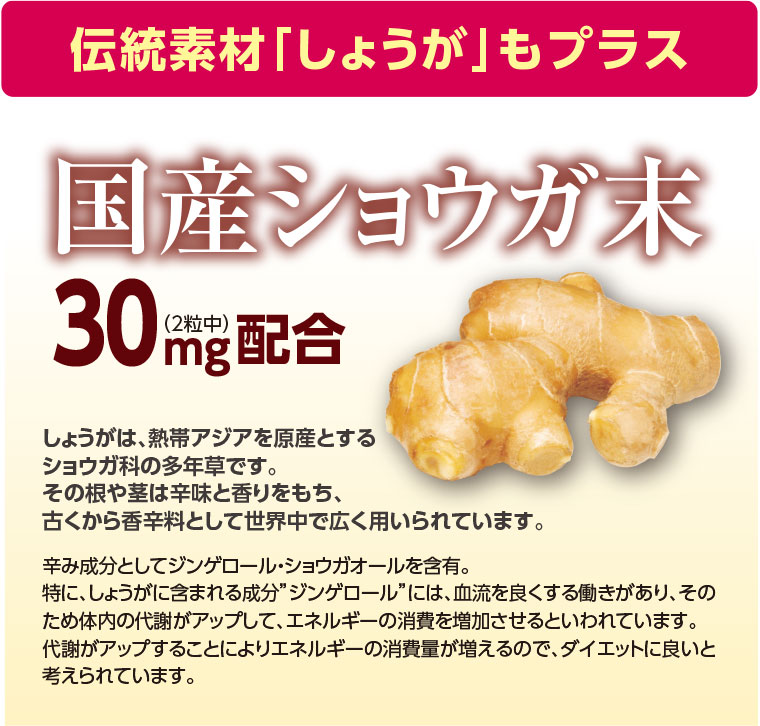 伝統素材しょうが